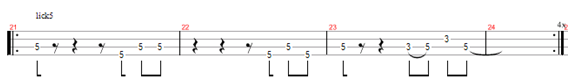 lick 5